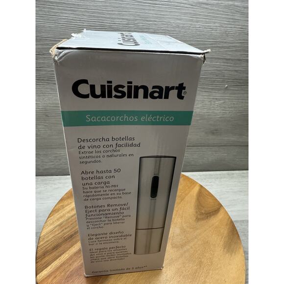 Cuisinart CWO-25 Electric Wine Opener Stainless Steel Charging Base - Picture 2 of 7